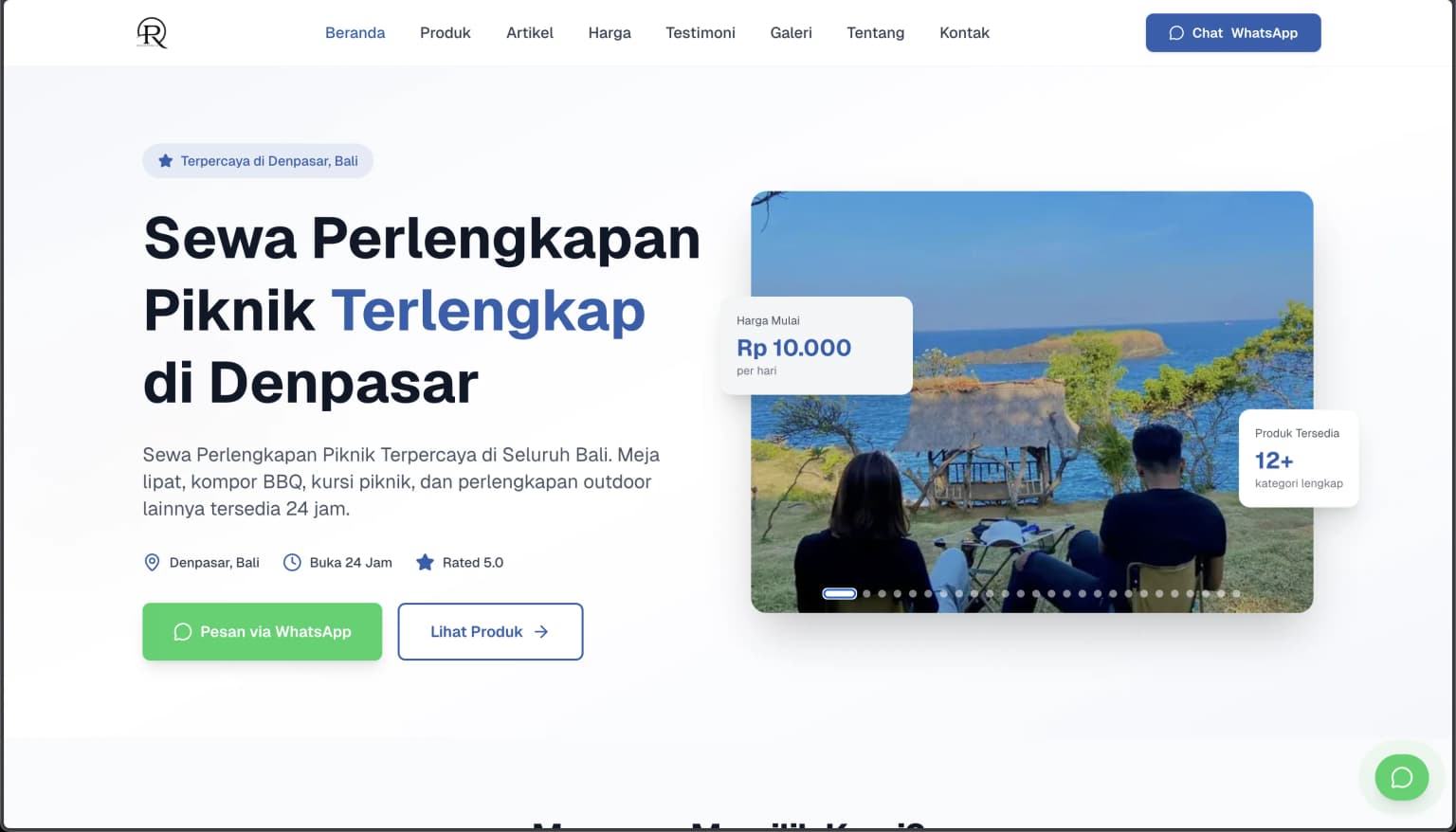 Rental Piknik screenshot